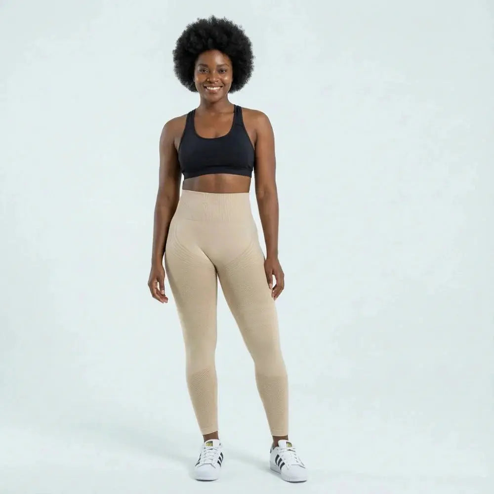 Flexients 3D Leggings - Beige